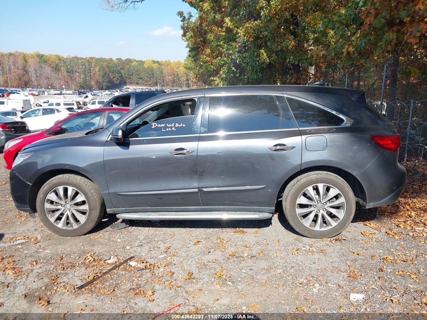 2014 Acura Mdx Technology Package VIN: 5FRYD4H4XEB012007 Lot: 43642293