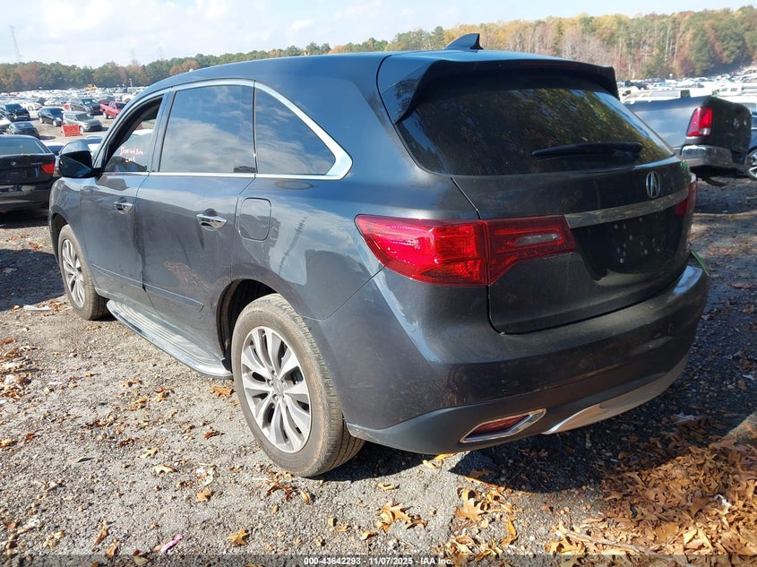 2014 ACURA MDX auction photo 3