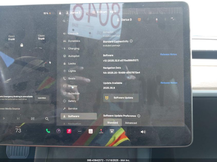 2021 Tesla Model 3 Standard Range Plus Rear-Wheel Drive VIN: 5YJ3E1EA8MF985581 Lot: 43642372