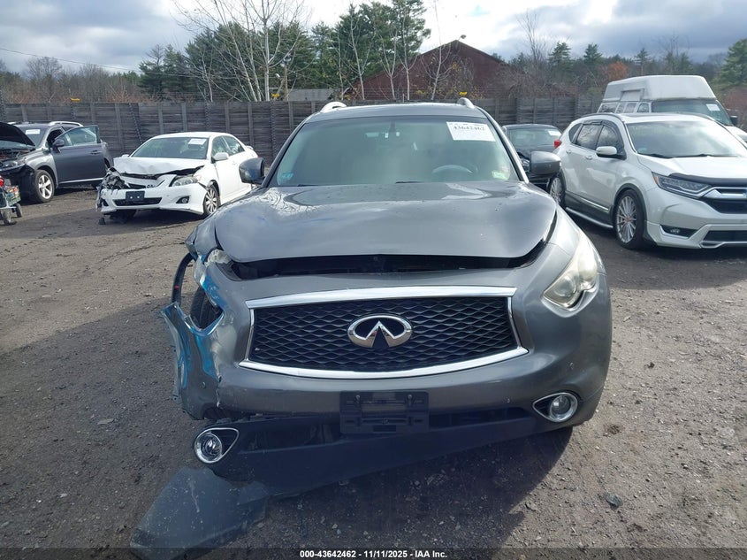 2017 Infiniti Qx70 VIN: JN8CS1MW3HM416015 Lot: 43642462