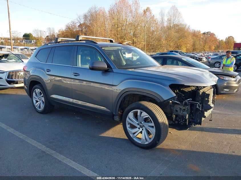 2022 VOLKSWAGEN ATLAS 3.6L V6 SE W/TECHNOLOGY - 1V2KR2CA8NC551702