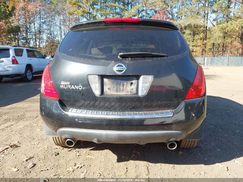 2007 Nissan Murano S VIN: JN8AZ08T07W520879 Lot: 43642645