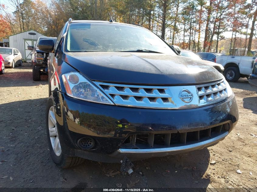 2007 Nissan Murano S VIN: JN8AZ08T07W520879 Lot: 43642645