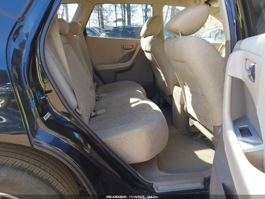2007 Nissan Murano S VIN: JN8AZ08T07W520879 Lot: 43642645