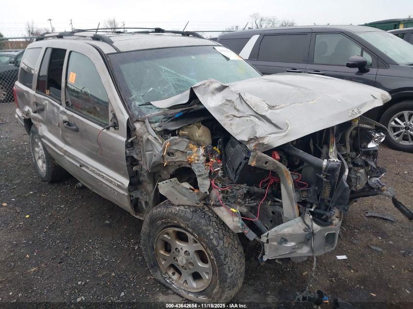 2000 Jeep Grand Cherokee Laredo VIN: 1J4GW48S4YC213838 Lot: 43642654