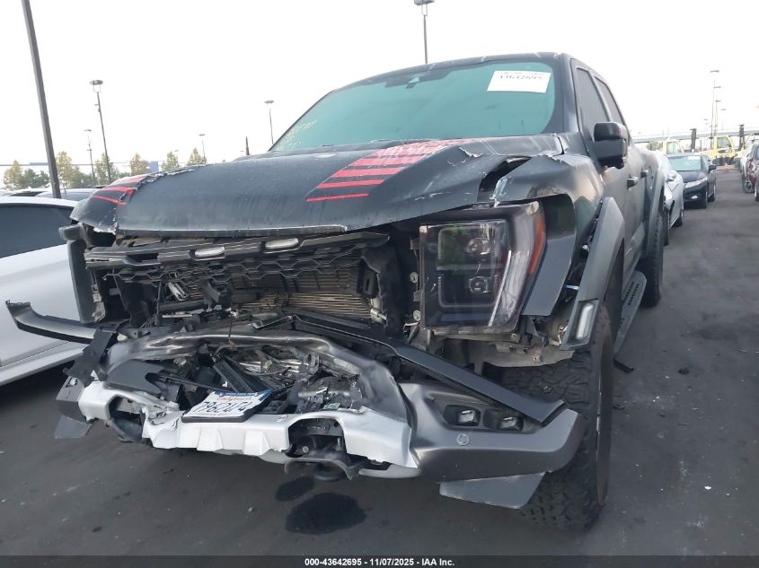 2022 Ford F-150 Raptor VIN: 1FTFW1RG6NFA16190 Lot: 43642695