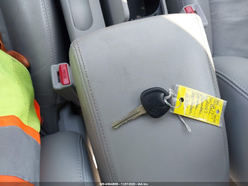 2007 Hyundai Sonata Limited/Se V6 VIN: 5NPEU46F07H292923 Lot: 43642696