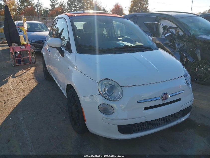 2015 Fiat 500C Pop VIN: 3C3CFFDR8FT502858 Lot: 43642762