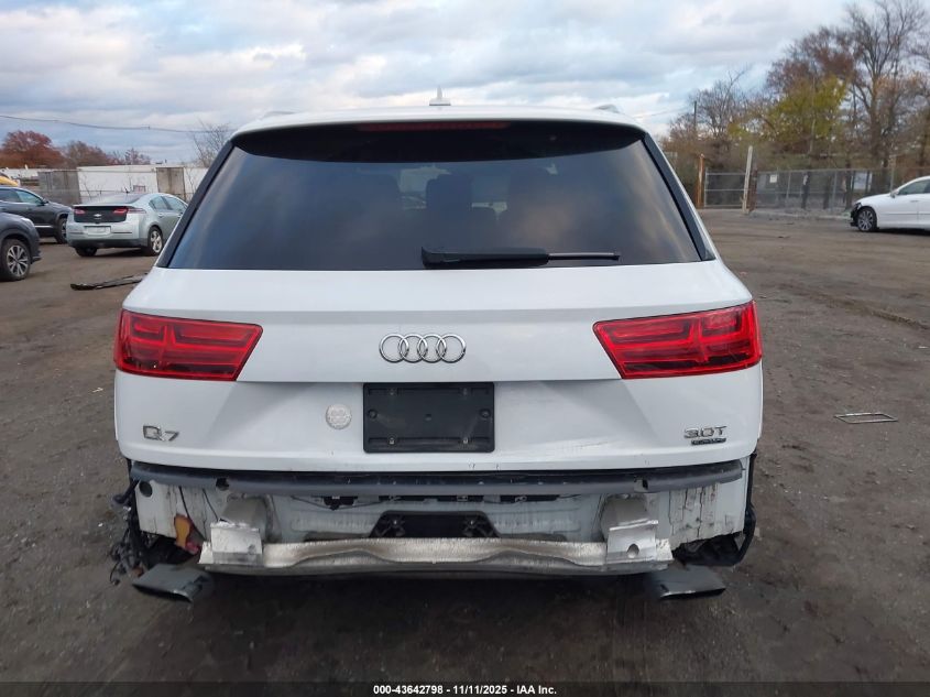 2018 Audi Q7 3.0T Premium VIN: WA1LAAF70JD052043 Lot: 43642798
