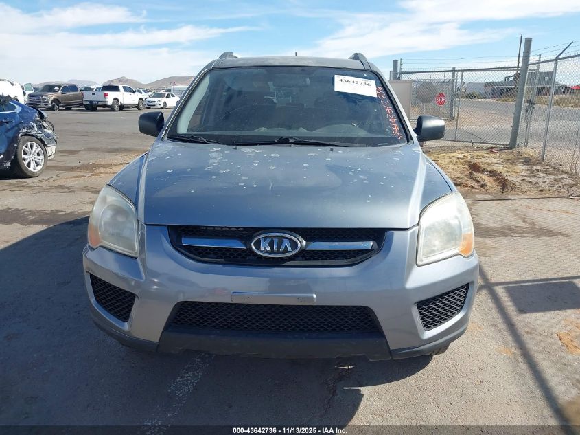 2009 Kia Sportage Lx VIN: KNDJF724597599977 Lot: 43642736