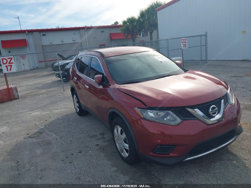 2015 NISSAN ROGUE S - KNMAT2MT5FP574198