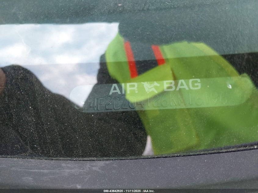 2006 Mazda Tribute S VIN: 4F2CZ04126KM16196 Lot: 43642920