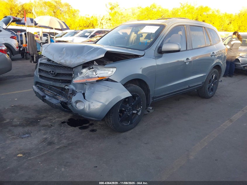 5NMSH73EX8H209582 2008 HYUNDAI SANTA FE photo no. 2