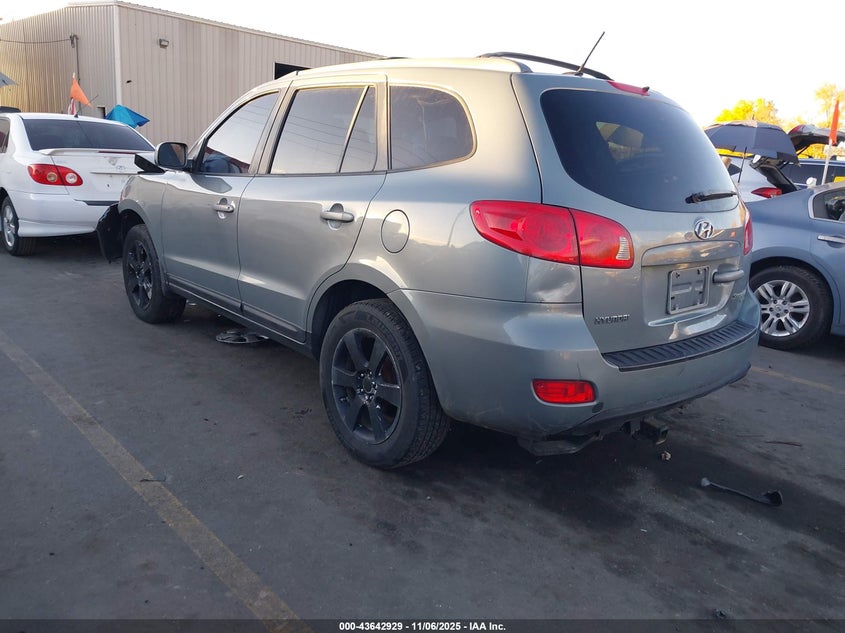 5NMSH73EX8H209582 2008 HYUNDAI SANTA FE photo no. 3