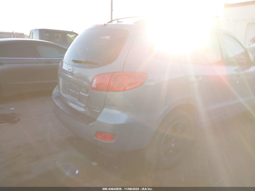 5NMSH73EX8H209582 2008 HYUNDAI SANTA FE photo no. 4