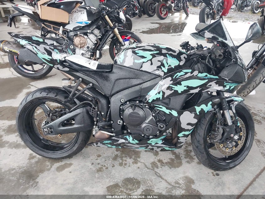 2008 Honda Cbr600 Rr VIN: JH2PC40668M100827 Lot: 43643037