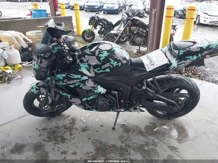 2008 Honda Cbr600 Rr VIN: JH2PC40668M100827 Lot: 43643037