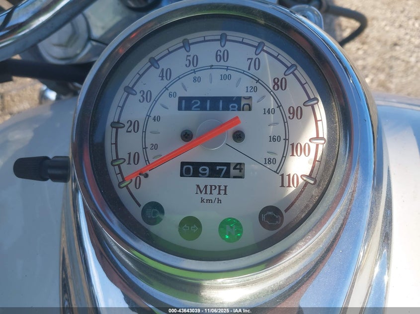 2009 Yamaha Xvs650 A/At VIN: JYAVM01E49A128166 Lot: 43643039