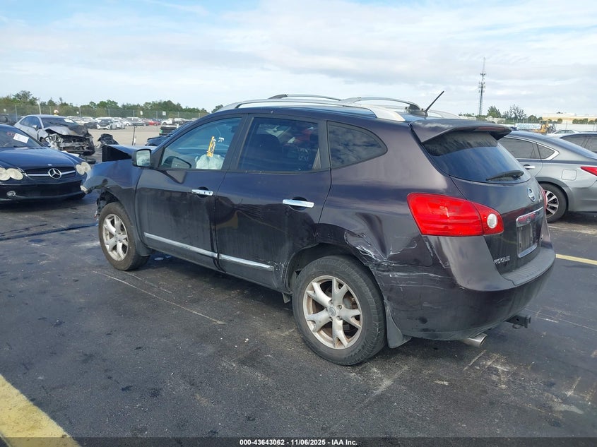 2011 Nissan Rogue Sv VIN: JN8AS5MV7BW255220 Lot: 43643062
