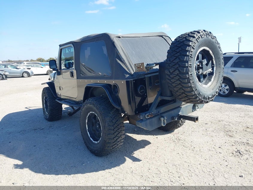 2004 Jeep Wrangler Unlimited beige suv gasoline 1J4FA49S14P760464 photo #4