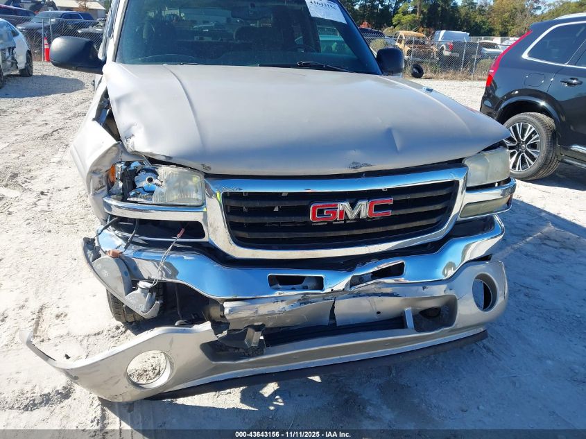 2006 GMC Sierra 1500 Sle1 VIN: 1GTEC19V26Z234999 Lot: 43643156