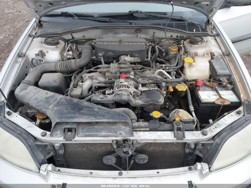 2002 Subaru Legacy L VIN: 4S3BE635927208117 Lot: 43643216