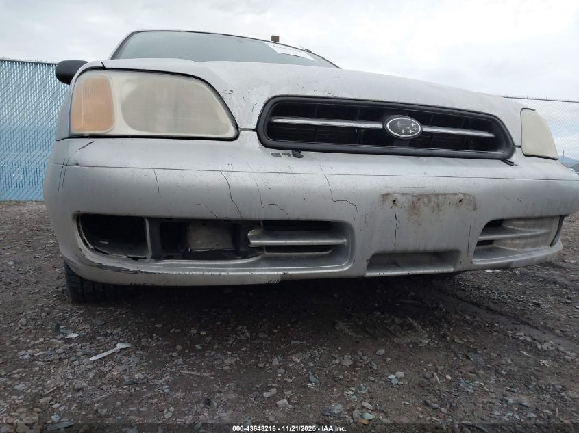 2002 Subaru Legacy L VIN: 4S3BE635927208117 Lot: 43643216