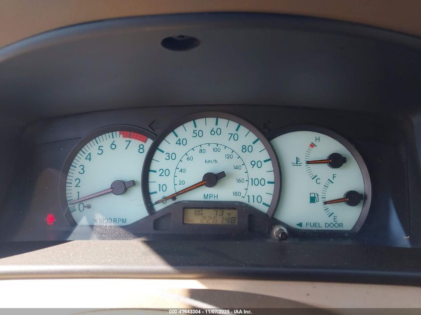 2004 Toyota Corolla Le VIN: 1NXBR32EX4Z324737 Lot: 43643304