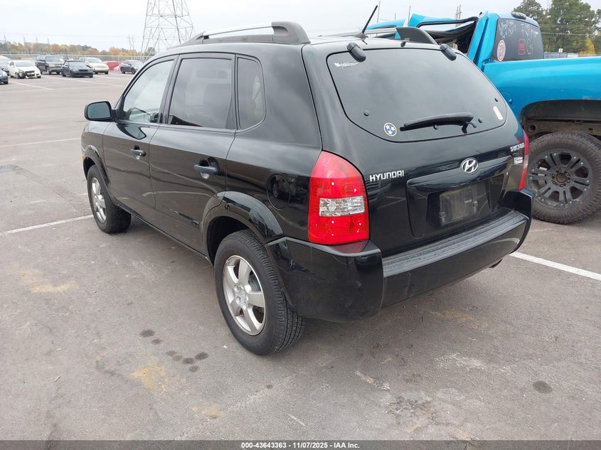 2007 Hyundai Tucson Gls VIN: KM8JM12B57U615722 Lot: 43643363