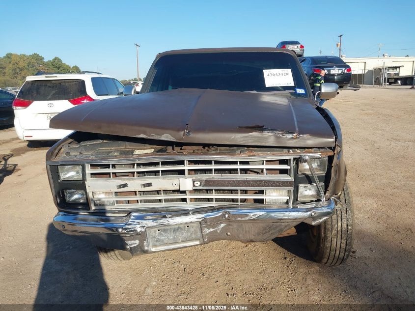 1985 Chevrolet C20 VIN: 1GCGC24M4FF436581 Lot: 43643428