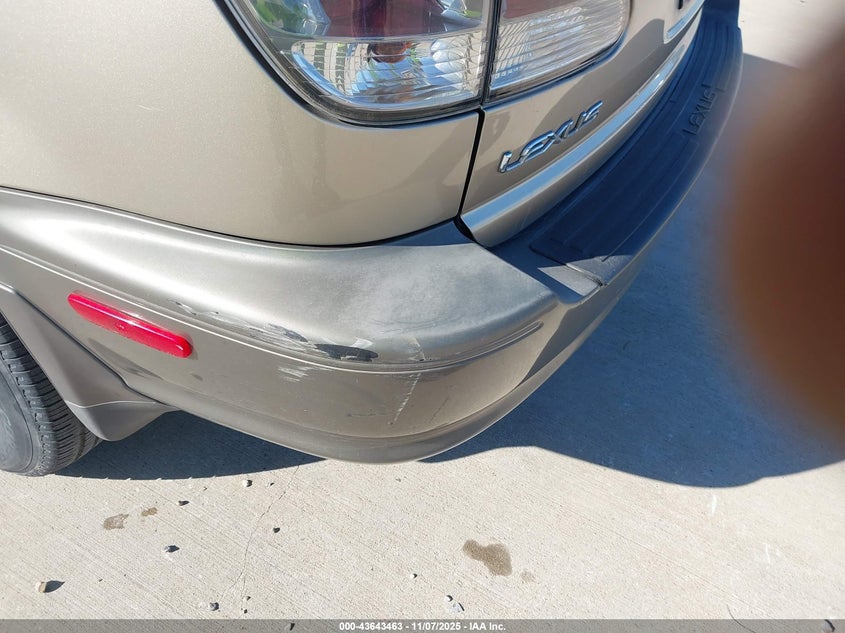 2002 Lexus Rx 300 VIN: JTJGF10UX20123648 Lot: 43643463