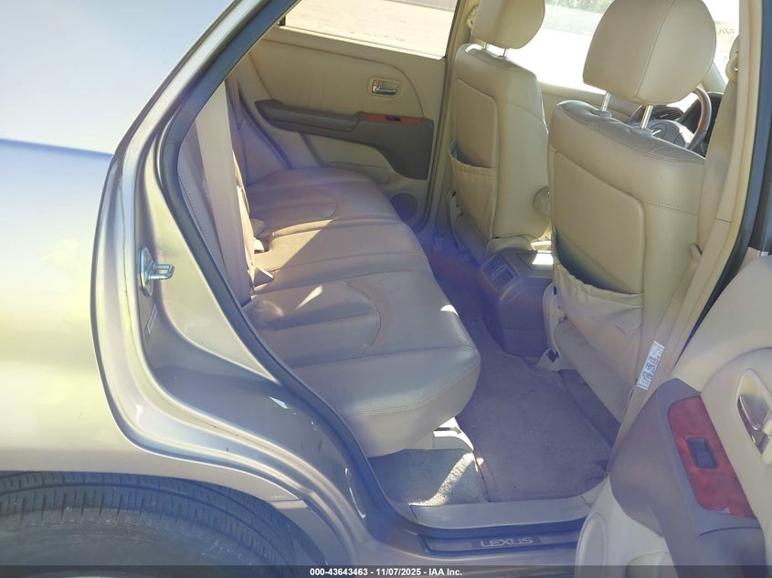 2002 Lexus Rx 300 VIN: JTJGF10UX20123648 Lot: 43643463