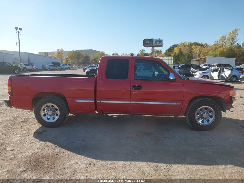 2002 GMC Sierra 1500 Sle VIN: 2GTEC19T721187664 Lot: 43643470