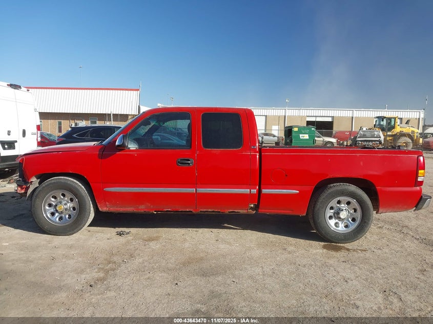 2002 GMC Sierra 1500 Sle VIN: 2GTEC19T721187664 Lot: 43643470