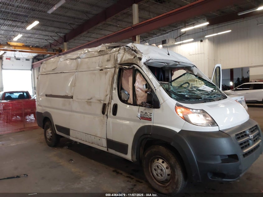 2018 Ram Promaster 2500 High Roof 159 Wb VIN: 3C6TRVDG3JE124867 Lot: 43643479