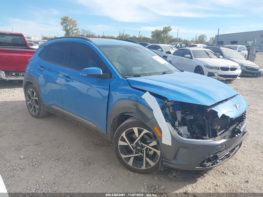 2022 HYUNDAI KONA LIMITED - KM8K53A39NU926235