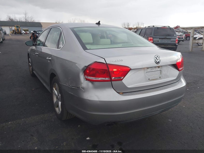 2012 Volkswagen Passat 2.5L Se VIN: 1VWBH7A32CC069310 Lot: 43643488
