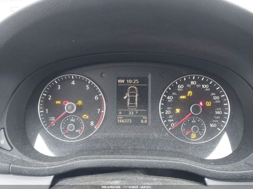 2012 Volkswagen Passat 2.5L Se VIN: 1VWBH7A32CC069310 Lot: 43643488