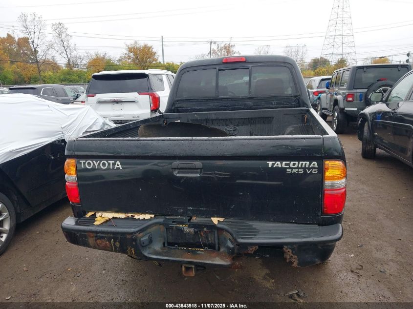 2003 Toyota Tacoma Base V6 VIN: 5TEHN72N73Z256033 Lot: 43643518