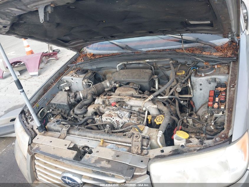 2006 Subaru Forester VIN: JF1S265678730427 Lot: 43643566