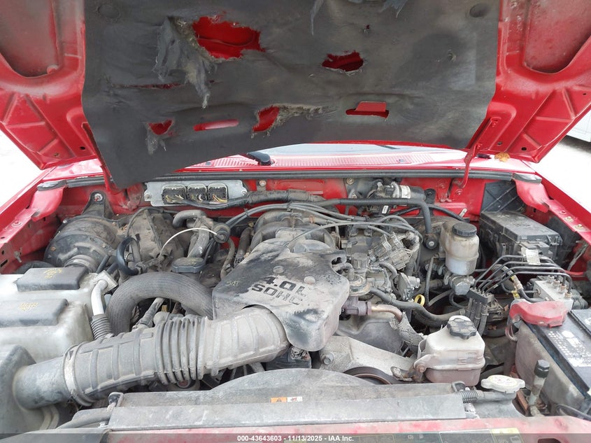 2011 Ford Ranger Sport VIN: 1FTLR4FE3BPA72950 Lot: 43643603