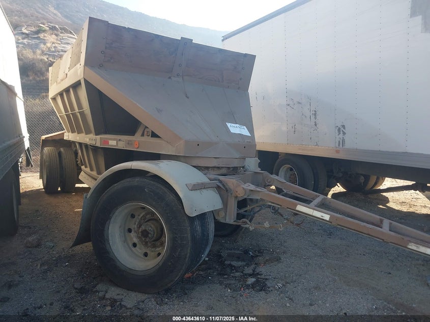 1979 Fruehauf Grain Trailer Des B2 M11