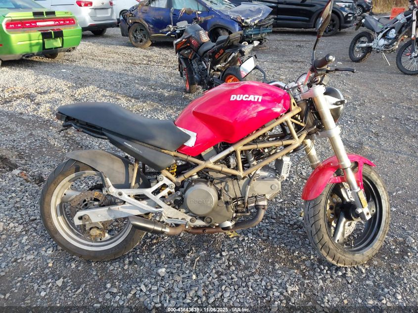 1999 Ducati M750 VIN: ZDM1RC3L5XB004193 Lot: 43643639