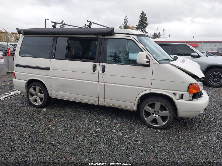 2000 Volkswagen Eurovan Mv VIN: WV2NH4708YH151761 Lot: 43643657