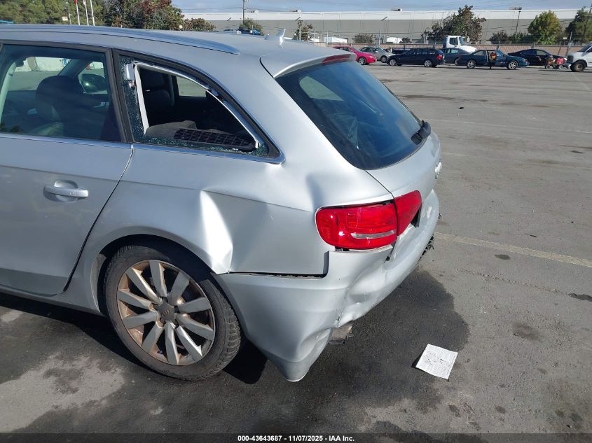 2009 Audi A4 2.0T Avant VIN: WAUGF78K79A172865 Lot: 43643687