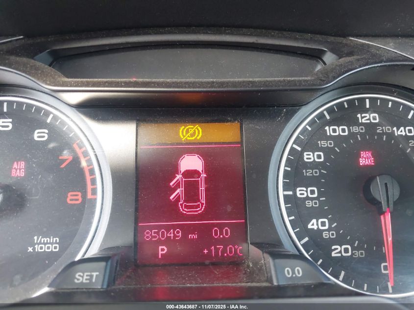 2009 Audi A4 2.0T Avant VIN: WAUGF78K79A172865 Lot: 43643687