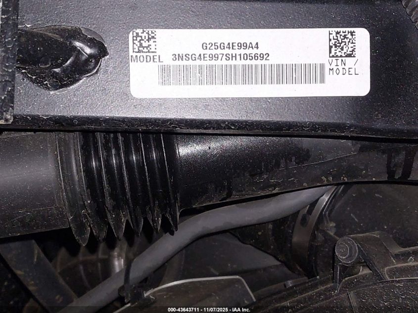 2025 Polaris General 4 1000 Sport VIN: 3NSG4E997SH105692 Lot: 43643711