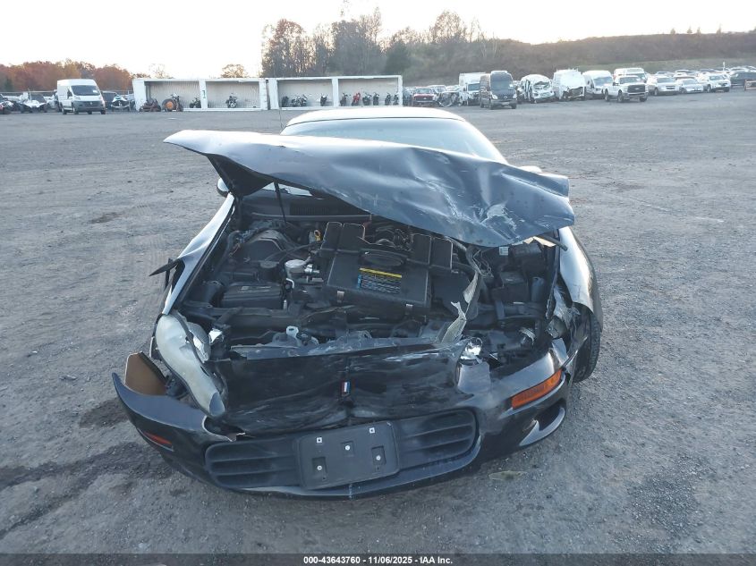 2002 Chevrolet Camaro Z28 VIN: 2G1FP22G022156240 Lot: 43643760