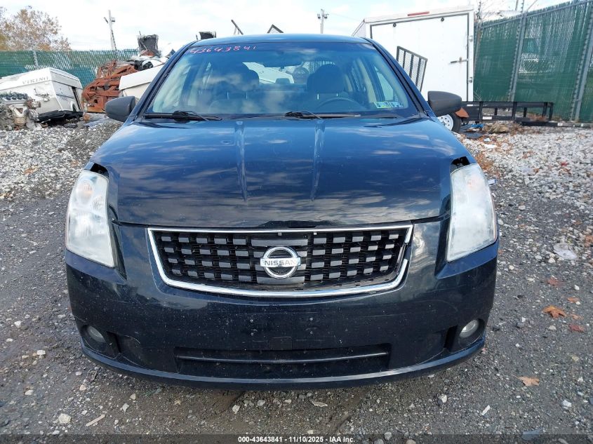 2008 Nissan Sentra 2.0S VIN: 3N1AB61E98L696449 Lot: 43643841