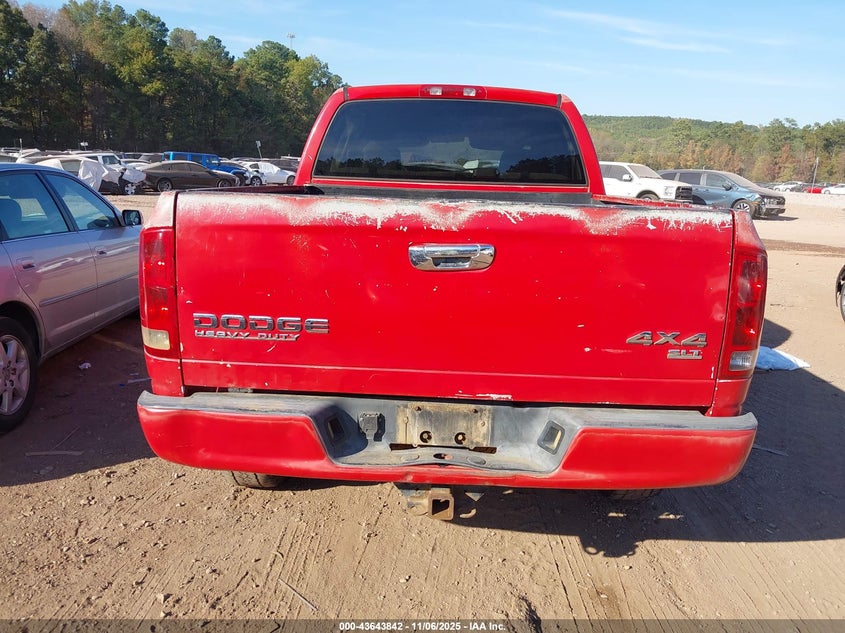 2003 Dodge Ram 2500 Slt/Laramie/St VIN: 3D7KU28D13G760721 Lot: 43643842
